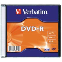DVD-R lemez, AZO, 4,7GB, 16x, vékony tok
