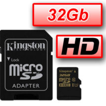 KINGSTON MEMÓRIAKÁRTYA MICROSDHC 32GB CL10 UHS-I CANVAS SELECT (80/10) + ADAPTER
