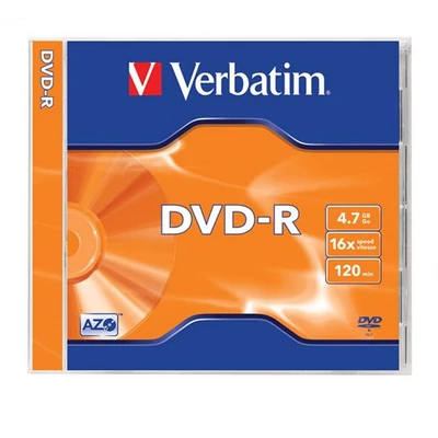 DVD-R lemez, AZO, 4,7GB, 16x, normál tok