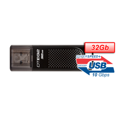 KINGSTON PENDRIVE 32GB, DT2 ELITE USB 3.0 (180/50Mb/s)