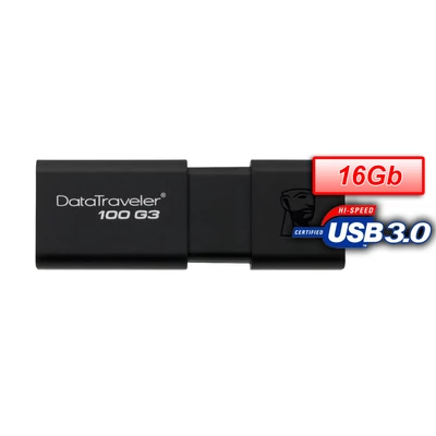 KINGSTON PENDRIVE 16GB, DT100G3 USB 3.0 