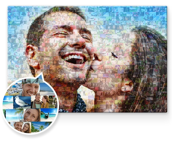 Fotómozaik 70 x 100 cm